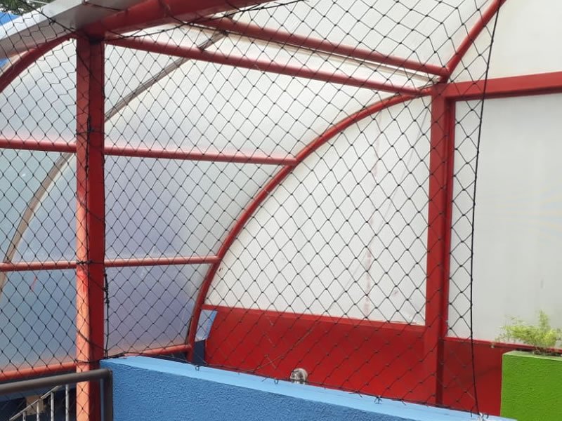 Redes de segurança em prédios em Salvador